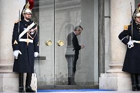 Volodymyr Zelensky Arrives at the Elysee Palace - Paris