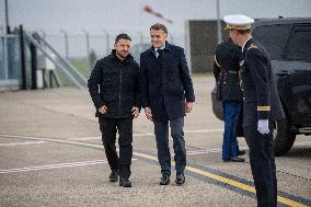 Volodymyr Zelensky Arrival Visit - Villacoublay