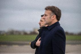 Volodymyr Zelensky Arrival Visit - Villacoublay