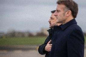 Volodymyr Zelensky Arrival Visit - Villacoublay