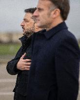 Volodymyr Zelensky Arrival Visit - Villacoublay