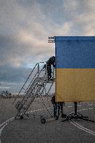 Volodymyr Zelensky Arrival Visit - Villacoublay