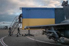 Volodymyr Zelensky Arrival Visit - Villacoublay