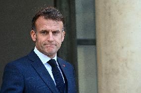 Volodymyr Zelensky Arrives at the Elysee Palace - Paris