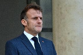 Volodymyr Zelensky Arrives at the Elysee Palace - Paris