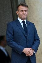 Volodymyr Zelensky Arrives at the Elysee Palace - Paris