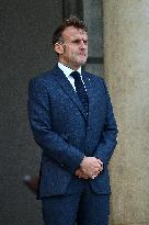 Volodymyr Zelensky Arrives at the Elysee Palace - Paris