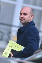Jean-Noel Barrot Arrives at The Elysee Palace - Paris