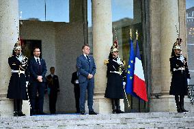 Volodymyr Zelensky Arrives at the Elysee Palace - Paris