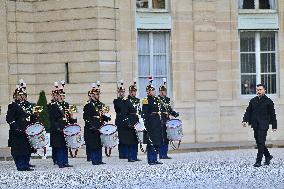 Volodymyr Zelensky Arrives at the Elysee Palace - Paris
