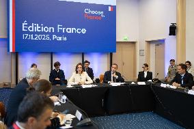 Sebastien Lecornu at the Choose France Summit - Paris