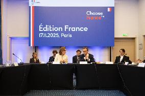 Sebastien Lecornu at the Choose France Summit - Paris