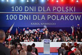 100 Days Of The President Of Poland's Term Meeting - Minsk Mazowiecki