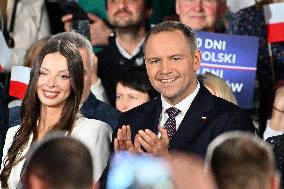 100 Days Of The President Of Poland's Term Meeting - Minsk Mazowiecki
