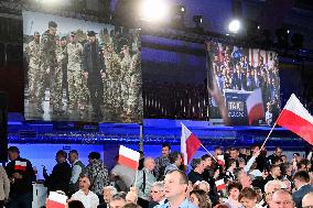 100 Days Of The President Of Poland's Term Meeting - Minsk Mazowiecki