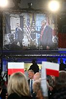 100 Days Of The President Of Poland's Term Meeting - Minsk Mazowiecki