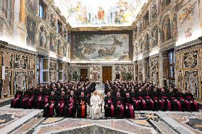 Pope Leo XIV Meets With Vatican Diplomatic Staff - Vatican