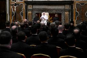 Pope Leo XIV Meets With Vatican Diplomatic Staff - Vatican