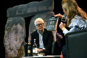 Ken Follett At Public Interview - Paris