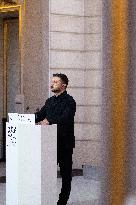 President Macron And President Zelensky Press Conference - Paris