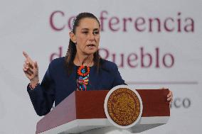 President Claudia Sheinbaum Gen Z News Conference - Mexico