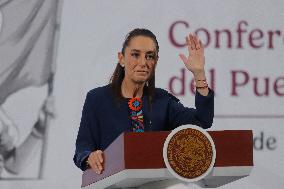 President Claudia Sheinbaum Gen Z News Conference - Mexico