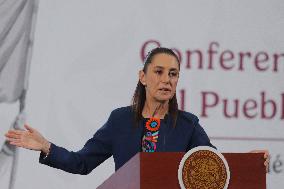 President Claudia Sheinbaum Gen Z News Conference - Mexico