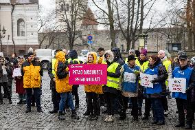 Trade unions protest