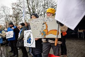 Trade unions protest