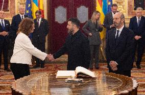 Ukrainian President Zelenskyy Visits Spain - Madrid