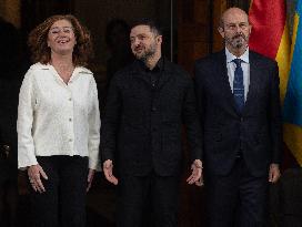 Ukrainian President Zelenskyy Visits Spain - Madrid