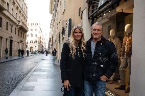 Dolph Lundgren Shopping - Milan