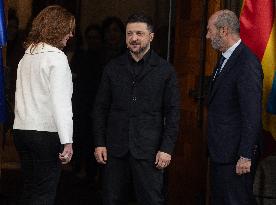 Ukrainian President Zelenskyy Visits Spain - Madrid
