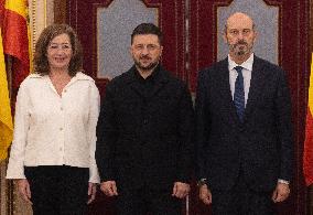 Ukrainian President Zelenskyy Visits Spain - Madrid
