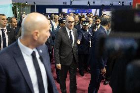 Laurent Nunez inaugurates MILIPOL PARIS 2025 - Villepinte