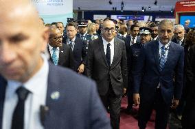 Laurent Nunez inaugurates MILIPOL PARIS 2025 - Villepinte