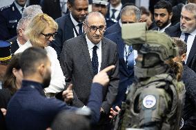 Laurent Nunez inaugurates MILIPOL PARIS 2025 - Villepinte