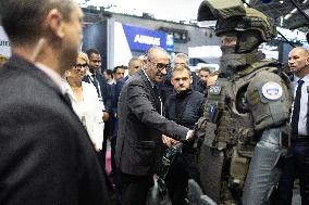 Laurent Nunez inaugurates MILIPOL PARIS 2025 - Villepinte
