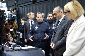 Laurent Nunez inaugurates MILIPOL PARIS 2025 - Villepinte