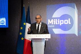 Laurent Nunez inaugurates MILIPOL PARIS 2025 - Villepinte