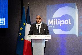 Laurent Nunez inaugurates MILIPOL PARIS 2025 - Villepinte