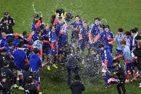 Football: Japan manager Moriyasu wins 100th match in charge