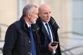 Meeting On Drug Trafficking At The Elysee - Paris