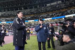 Football: Japan manager Moriyasu wins 100th match in charge