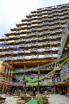 Queen Maxima Opens Circular Wooden Residential Building - Rotterdam