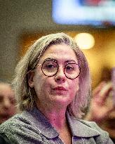 Daughter of Gisele Pelicot, Caroline Darian at Respect For Women Forum - Marseille