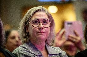 Daughter of Gisele Pelicot, Caroline Darian at Respect For Women Forum - Marseille