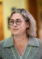 Daughter of Gisele Pelicot, Caroline Darian at Respect For Women Forum - Marseille