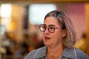 Daughter of Gisele Pelicot, Caroline Darian at Respect For Women Forum - Marseille