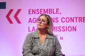 Daughter of Gisele Pelicot, Caroline Darian at Respect For Women Forum - Marseille